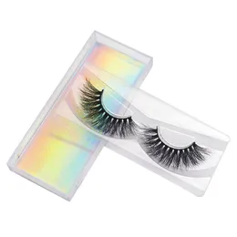 3d mink falska ögonfransar ett-par-paketet Messy Multi-Layer Mink Hair Eye Eyelash