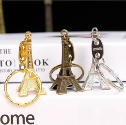 couple lovers key ring advertising gift keychain Charm Alloy Retro Eiffel Tower keychains tower French france souvenir paris keyring keyfob cut