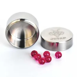 JCVAP The Rio Titanium Jar с 4 мм RUBY TERP жемчуга контейнер металлический ящик для рубиновых шаров SIC кварцевые бусины вставки