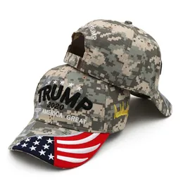 Hat Försäljning Trump 2020 Caps Camo Fortsätt göra Amerika Bra Broderi Bone Curved Visor Bästa Donald Trump Czapka