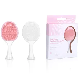 Elektryczna szczoteczka do zębów Szczotka do czyszczenia twarzy Silikonowa twarz Cleanser Massager Szczotki Heads 500Borek