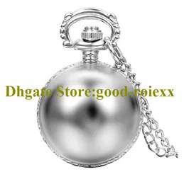 Partihandel Gift Vintage Round Ball Kvinnors Män Fickur Kedja Halsband Tillbehör Tröja Kedja Dam Hängande Män Quartz Klockor AA00166