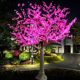 庭の装飾の手作りの人工LED桜の木の夜の光新年のクリスマスの結婚式の装飾ライト3m
