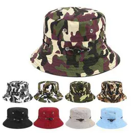 Bucket Hat för män Kvinnor Unisex Beach Sun Hattar Street Headwear Fisherman Outdoor Cap Sommar Panama Justerbara Travel Caps G220311