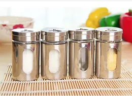 100 stücke Zahnstocher Tasse Gewürz Pfeffer Glas Flasche Lagerung Gewürz Gewürz Specterser Container Shaker Küchenwerkzeug Neue Freie FedEx DHL