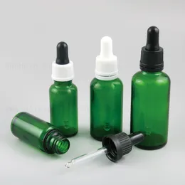 10 x 5 ml, 10 ml, 20 ml, 30 ml, 50 ml grüne Glaspipetten-Tropfflasche, 1 Unze ätherisches Öl mit Serum-E-Flüssigkeit