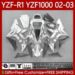 OEM-Karosserie für Yamaha YZF R1 1000CC YZF-1000 YZF-R1 2000–2003 Karosserie 90Nr