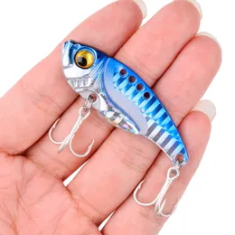 3D Eyes Metal Vib Blade Lure 3/7/10/15/20G Sinking Vibration Baits Artificial Vibe for Bass Pike Perch Winter Fishing Long Shot