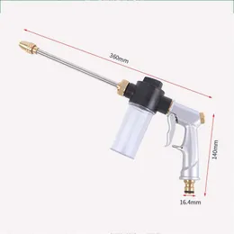 High Pressure Water Spray Gun Washing Machine Car Washing Machine Garden Watering Hose Nozzle Sprinkler Foam Cleaning Water Gun 201203