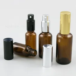 مصل لوسيون مرطب كريم مضخة علاج زجاجة مع الذهب الأسود الفضة غطاء التجميل الأساسية 20PCS حاويات النفط