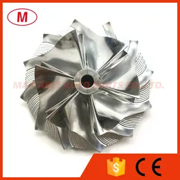 CT10 17291-0L020HF 42,87/62,00mm 6+6 blad Turbo Billet Compressor Wheel/Milling Wheel för 17201-0L020 Uppgradering av turboladdare