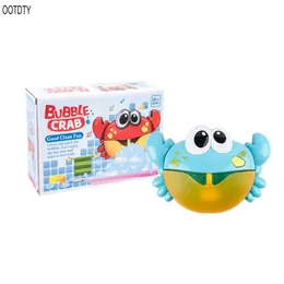 Crab Bath Bubble Maker Máquina de Bolha Automática Banho Música Brinquedo para Crianças / Bebê / Meninos / Meninas LJ201019