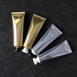 50PCS 50g tomma guld silverrör Kosmetiska kräm Travel Lotion Containers Bottle Screw Lid Easy, Bekväm att använda och bära