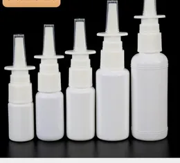 2022 new Plastic Nasal Spray Bottle with Pump Sprayer PE Sprays Bottles 10ml 20ml 30ml 50ml Refillable Bottle1