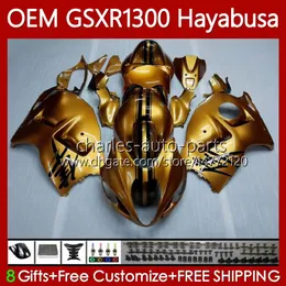 Injection For SUZUKI Hayabusa Body GSXR-1300 GSXR 1300 CC 08-19 77No.156 1300CC GSXR1300 08 2008 2009 2010 2011 2012 2013 GSX R1300 Gloss golden 14 15 16 17 18 19 Fairings