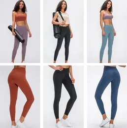 2024 Klasik Atletik Katı Yoga Pantolon DTS2018 Beat to Beat Sıkı 25 Kadın Kız Fitness Taytlar 9 Noktalı Ladies Pants 8VU2