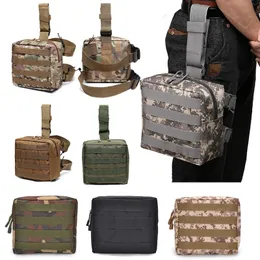 Oudoor Sports Tactical Leg Bag Bag Assault Wastpack Combat WAIST PACK CAMOUFLAGE CAMOアップグレードNO11-455