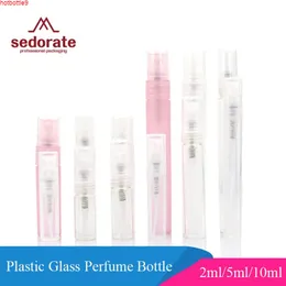 Sedeorat 50 st / lot Clear Glass Perfume Bottle 2ml 3ml 5ml 10 ml Automizer Mist Pen Spray Refillerbar JX091-2Good Product