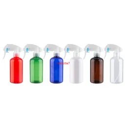 220 ml färgad utlösningsspraypumpflaskor Högkvalitativ kosmetisk flaska Plast Pet Liquid Container för vattning Hus RengöringHigh QualTity