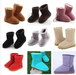 2021 Hot Sale- sell Brand Children Shoes Girls Boots Winter Warm Ankle Toddler Boys Boots Shoes Kids Snow Boots Children's Plush Warm Shoe