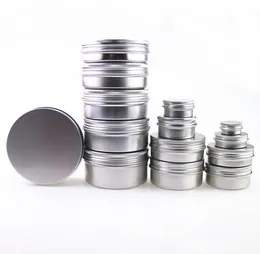 150ml aluminiowy słoik pusty aluminiowe kontenery kosmetyczne garnek benzyna jarowa jar do maści mleka kremowe opakowania aluminiowe pudełko HHA3393