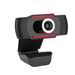 Webcams HD PC Camera with Absorption Microphone MIC for Skype Android TV Rotatable Computer USB Web
