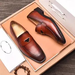 أحذية MD Party Shoes for Men Coiffeur Wedding Shoes Men Men Elegant Italian Brand Leather Shoes Men Slipatu Slip on Pria 11 240229