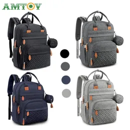 Amtoy Diaper Bag Backpack Baby Nappy Changed Bag