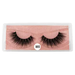 Handgemachte kreuz und quer verlaufende dicke Nerzwimpern Natürliche lange, weiche, lebendige falsche Wimpernverlängerungen Augen-Make-up-Zubehör 10 Modelle Drop Shipping