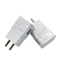 10pcs 공장 도매 스톡 USB 벽 충전기 여행 어댑터 5V 2A 홈 플러그 S6 S10