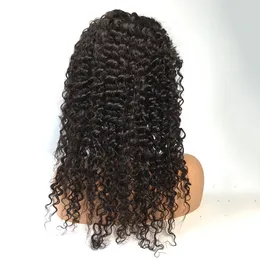 New Products Factory Price Brazilian Deep Wave Virgin Remy Human Hair Wigs Lace Front Wig For Women