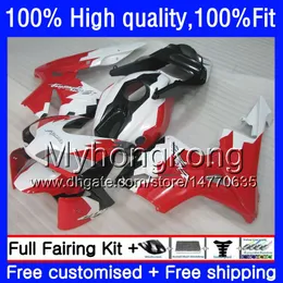 Injection OEM For HONDA CBR 600RR 600F5 600CC CBR600 RR F5 03 Red white blk 04 49HM.27 CBR600RR 03 04 CBR600F5 CBR 600 RR 2003 2004 Fairings