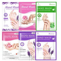 Hand Skin Care Mask Moisturizing Handskar Rose Lavendel Honung Utjämning Nourishing Ta bort Dead Skins Hand Masks