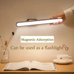 Dropship USB appeso lampada da tavolo magnetica Lampada da parete a LED aderente lampada da tavolo aderente e protezione per l'occhio Desk Stepless oscuramento luci notturne
