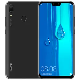 Original Huawei Njut av 9 Plus 4G LTE Cell Phone 6GB RAM 128GB ROM Kirin 710 OCTA Core Android 6.5 "Fullskärm 16.0mp ai ansikte ID Fingeravtryck OTA 4000MAH Smart mobiltelefon