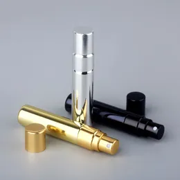 30 sztuk / partia 5ml Mini Przenośne Perfumy Butelki Atomizer rozpylacza UV Platerowanie Pusty Kosmetyczny Pojemnik