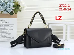 2024 Designer- clássico bolsa de bolsa de crossbody Chain Gold Luxury Mini Bolsas de ombro Bolsas sobre Bolsa Cruzada Couro Casual Feminino Carteiras