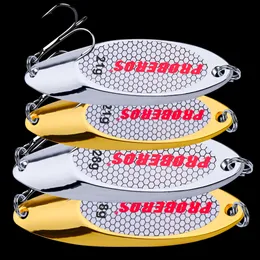 Top Metal Spoon Lure 3G-32G Metal Bass Baits Silver Gold Spoon Fiske Lure 8 # -2 # Hook Metal Lure Fishing Tackle