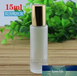 Sample Container Perfume Roller Bottles Glass 30pcs 15ml 1/2oz Gold Lid Head Ball Frosted Darfur All Vials Portable Empty