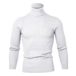 Men's Sweaters MENS Winter Warm Turtleneck Sweater Men Vintage Tricot Pull Homme Casual Pullovers Knitted Solid Jumper1