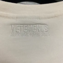 312 326 614s Мужские футболки 21SS Европа Франция Vetements Shop Нет социальных сетей Антисоциальная футболка с вышивкой Модные мужские футболки