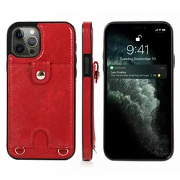 cases for Apple 13 Pro Max 12 Mini 11 Xs XR X 8 7 Plu mobile phone shell diagonal card leather case