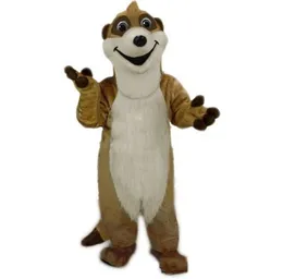 2018 högkvalitativ het Meerkat mongoose maskot kostym fancy dress anpassad fancy kostym tema mascotte carnival kostym kit