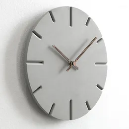 壁時計2021時計MDF木製モダンデザインビンテージ素朴なぼろぼろの静かなアートウォッチホームデコレーション1