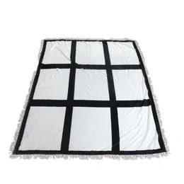 Sublimation Blanks Throw Blanket For Heat Press Baby Printed Blanket 9 15  20 Grids Personalized Photo Blankets DIY New Year Gift 125*150cm W 00576  From Starhui, $20.09