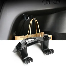 2021 Car Accessories For Tesla Model Y Front Trunk Hook Modified Trim Free Install Load-bearing Cargo Rear Bag Holder Hanger