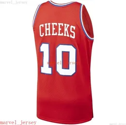 Benutzerdefinierte Maurice Cheeks Red 1982-83 Swingman Jersey XS-6XL Herren Throwbacks Basketball Trikots Männer Frauen Jugend J.