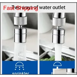 360 Swivel Tap Aerator Water Saving Faucet Brass Adjustable 2 Modes Kitchen Bathroom Faucet Bubbler F qylGkV packing2010