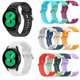 20mm Watch Band för Samsung Galaxy Watch 4 Classic 46mm 42mm SmartWatch Silicone Sports Armband Galaxy Watch 4 44mm 40mm Rem