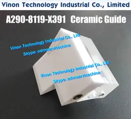 A290-8119-X391 EDM Ceramic Guide для ID FANUC, IE, CIA, C400IA, C600IA Series Machines. Fanuc EDM носить детали A2908119x391, A290.8119.x391